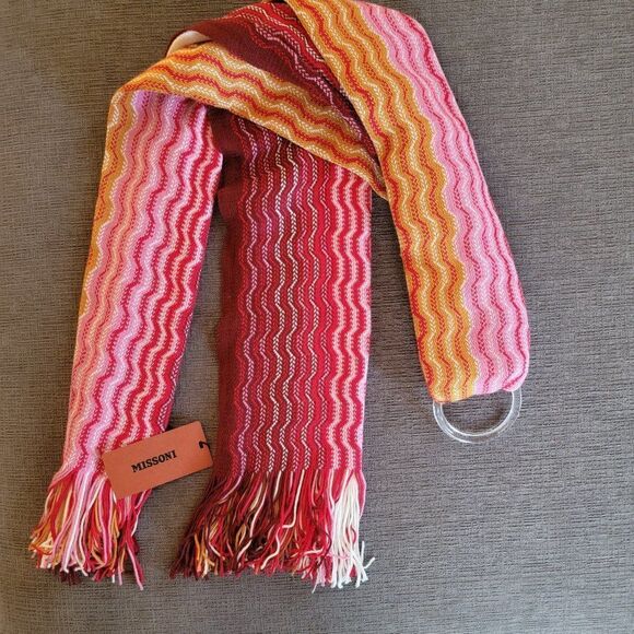 Missoni Sciappa Scarf Wool Blend made in Italy NWT - Picture 3 of 13